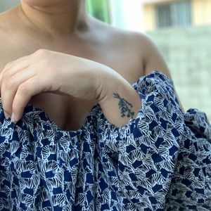 Free People Tube Zebra Print Top